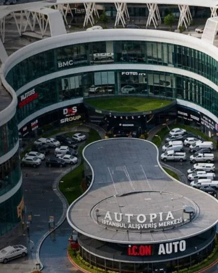 Autopia AVM · Havadan çekim — FG Prodüksiyon referansı